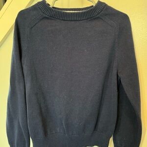 Boys Cat & Jack Navy Crewneck Sweater 4/5 lightweight